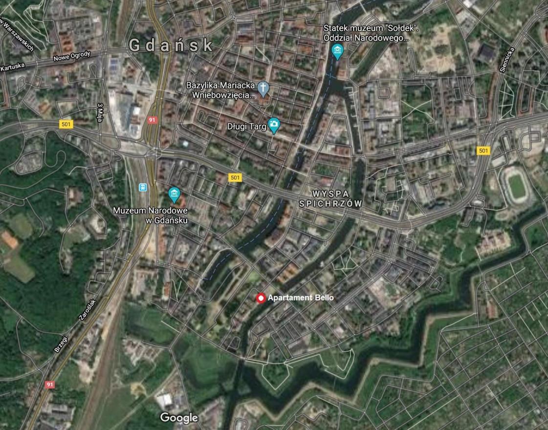 Apartament Bello - Free Parking Lägenhet Gdańsk Exteriör bild
